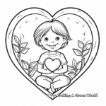 Loving Heart Kindness Coloring Pages 1