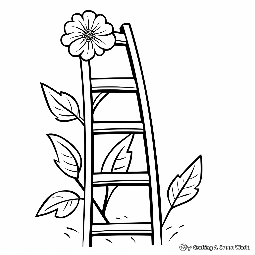 Lowercase A with Flowers Coloring Pages 2