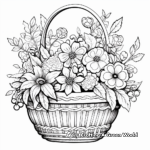 Lush Lilac Basket Coloring Pages 2