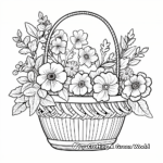 Lush Lilac Basket Coloring Pages 4