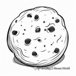 Luxurious Chocolate Chip Cookie Coloring Pages 1