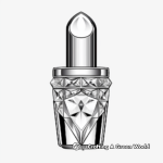 Luxurious Diamond Lipstick Coloring Pages 3