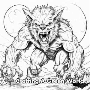 Scary Halloween Coloring Pages - Free &amp; Printable!