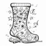 Magic Socks Coloring Pages for Imaginative Kids 1