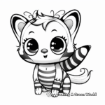 Magical Cat Bee Fairy Coloring Pages 3