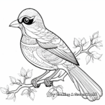 Magical Magpie Coloring Pages 1