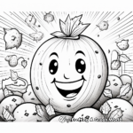 Magnificent 'Goodness' Fruit of the Spirit Coloring Pages 1