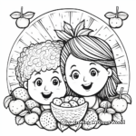 Magnificent 'Goodness' Fruit of the Spirit Coloring Pages 3