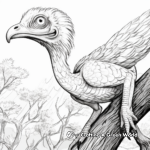 Majestic Adult Utahraptor Coloring Pages 1