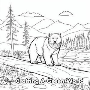 Black Bear Coloring Pages - Free & Printable!
