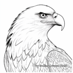 Majestic Bald Eagle Coloring Pages 1