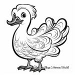 Majestic Dodo Bird Coloring Pages 2