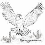 Majestic Golden Eagle Coloring Pages 4