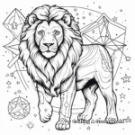 Majestic Leo Constellation Coloring Pages 4