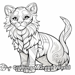 Cat Coloring Pages - Free &amp; Printable!