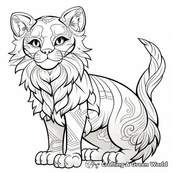 Cat Coloring Pages - Free &amp; Printable!