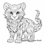 Majestic Lion Cat Coloring Pages 2
