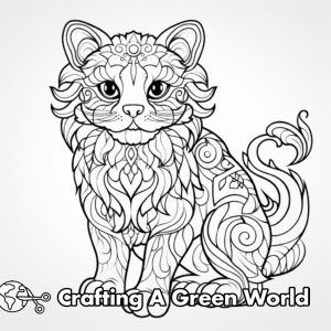 Cat Coloring Pages - Free &amp; Printable!