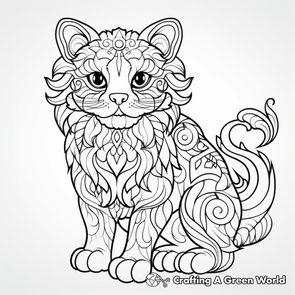 Cat Coloring Pages - Free &amp; Printable!