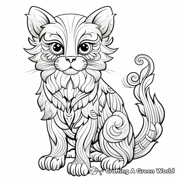 Cat Coloring Pages - Free &amp; Printable!