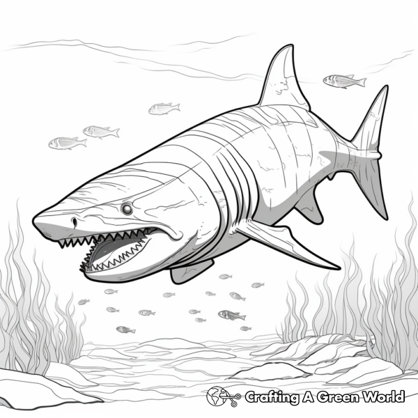 Megalodon Coloring Pages - Free &amp; Printable!