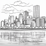 Majestic 'Thinking of You' Skyline Coloring Pages 4