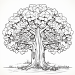 Majestic Tree Coloring Pages for Artists 3