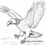 Majestic Wedge-Tailed Eagle Coloring Pages 4
