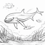 Majestic Whale Coloring Pages 1