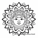 Mandala Coloring Pages for Mindfulness Practice 2