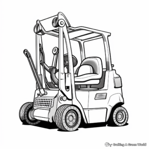 Manual Hand Pallet Truck Coloring Pages 3