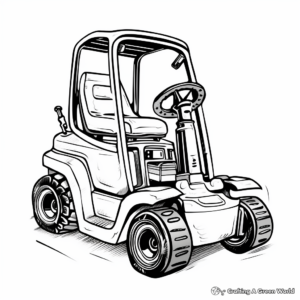 Manual Hand Pallet Truck Coloring Pages 4