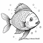Marbled Sunfish Coloring Pages for Kids 1