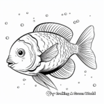 Marbled Sunfish Coloring Pages for Kids 4