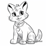 Marie from The Aristocats Coloring Pages 4