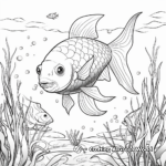 Marine Life in the Ocean Coloring Pages 1