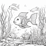 Marine Life in the Ocean Coloring Pages 3
