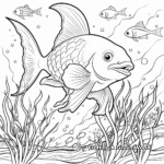 Marine Life: Under the Sea Coloring Pages 2