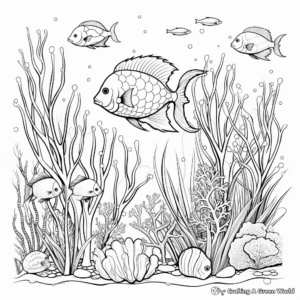 Marine Life: Under the Sea Coloring Pages 3