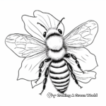 Mason Bee and Lily Coloring Pages for Children 1