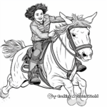 Mechanical Bull Riding Coloring Pages 2