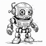 Mechanical Robot Designs Coloring Pages 1