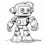 Mechanical Robot Designs Coloring Pages 2