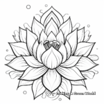 Meditative Multi-Lotus Coloring Pages 4