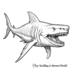 Megalodon Coloring Pages for Adults 3
