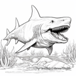 Megalodon Coloring Pages for Adults 4