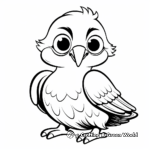 Merlin Falcon Coloring Pages for Children 1
