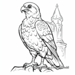 Merlin Falcon Coloring Pages for Children 4