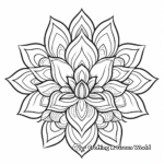 Mesmerizing Mandala Lotus Coloring Pages 2