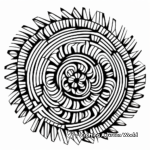 Mesmerizing Spiral Swirl Coloring Pages 2